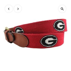 Smathers & Branson University of Georgia needlepoint belt